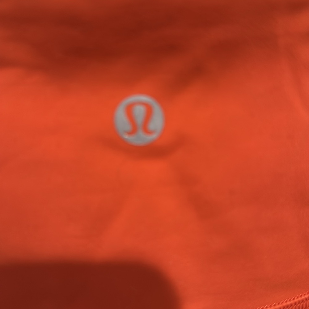 Lululemon 12 orange wunder train leggings great condition - Picture 2 of 5
